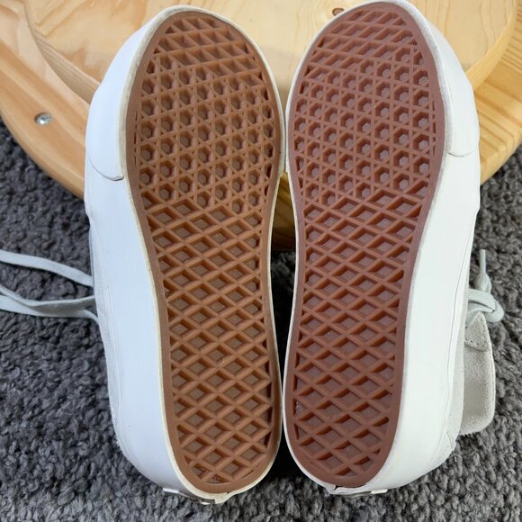 Vans Sk8-Hi Tapered Stackform Sneakers Womens Size 6 Gray Suede Chunky Platform - Picture 7 of 7